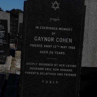 COHEN Gaynor -1966