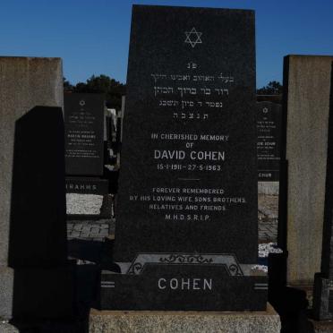 COHEN David 1911-1963