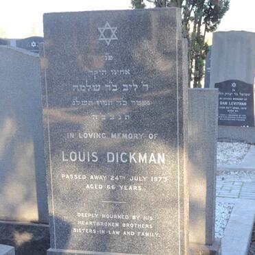 DICKMAN Louis -1973