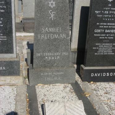 FRIEDMAN Samuel -1951