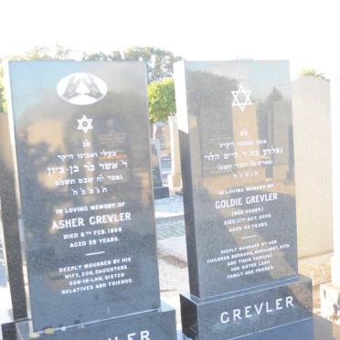 GREVLER Asher -1969 &amp; Goldie SCHER -2005