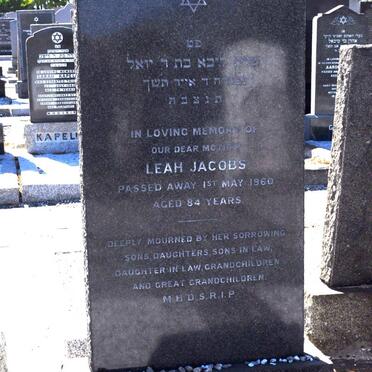 JACOBS Leah -1960