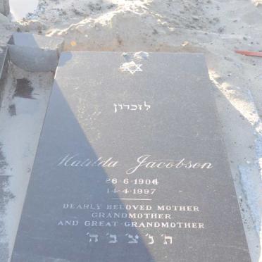 JACOBSON Matilda 1904-1997