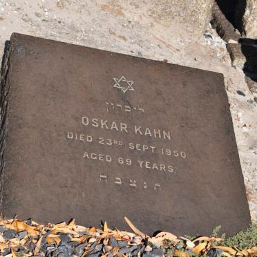KAHN Oskar -1950