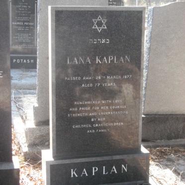 KAPLAN Lana -1977