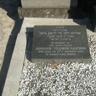 KAUFMAN Abraham Solomon -1964