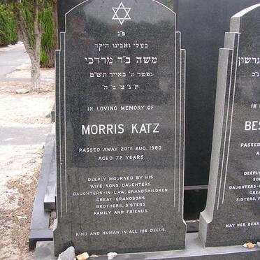 KATZ Morris -1980 &amp; Bessie -1991