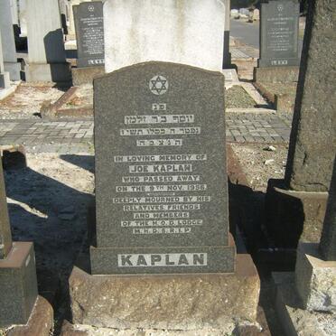 KAPLAN Joe -1956