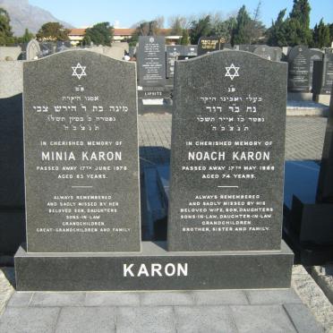 KARON Noach -1966 &amp; Minia -1976