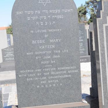 KATZEN Bessie Mary -1959