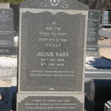 KARK Julius 1906-1959