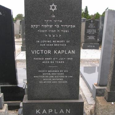 KAPLAN Victor -1968