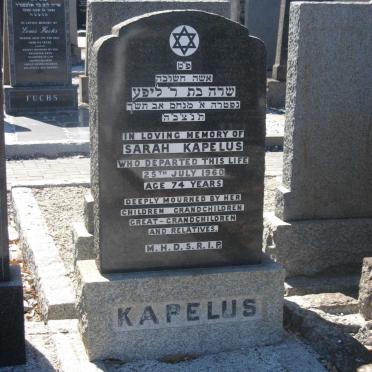 KAPELUS Sarah -1960