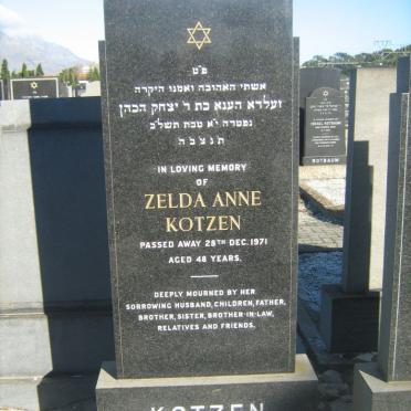 KOTZEN Zelda Anne -1971