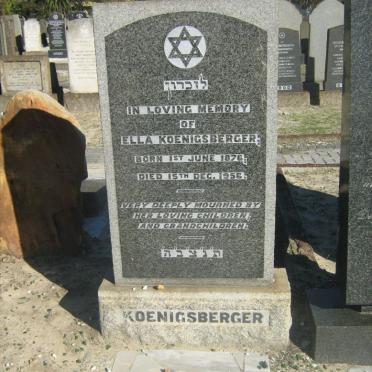 KOENIGSBERGER Ella 1876-1956