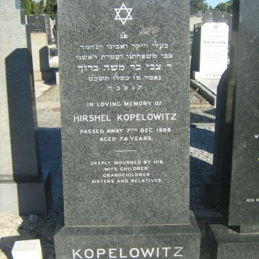 KOPELOWITZ Hirshel -1968
