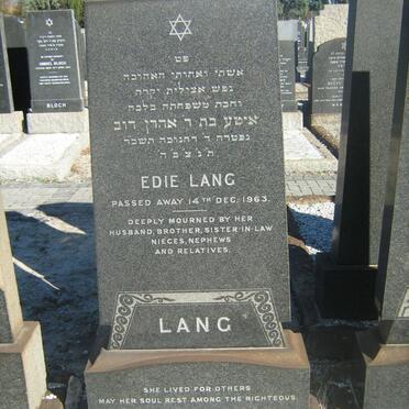 LANG Edie -1963