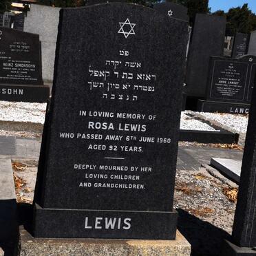 LEWIS Rosa -1960