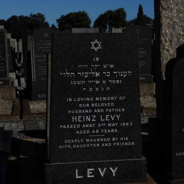 LEVY Heinz -1963