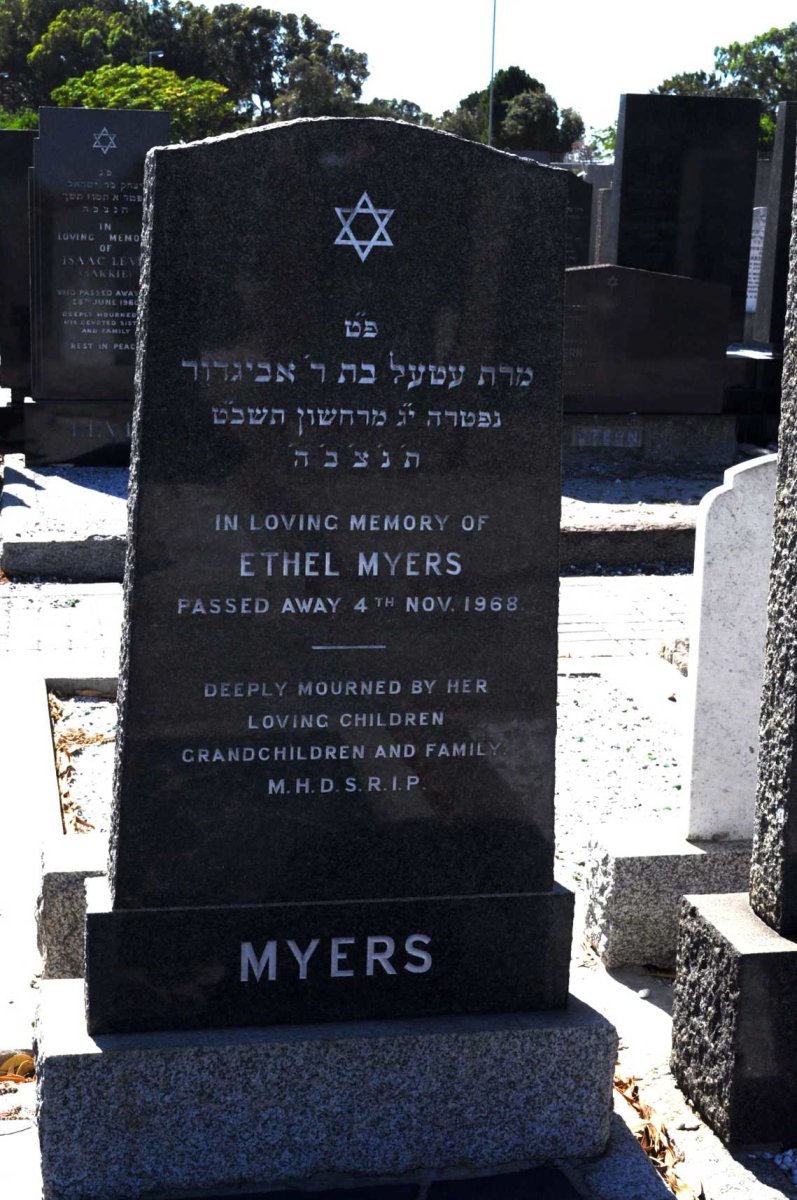 MYERS Ethel -1968