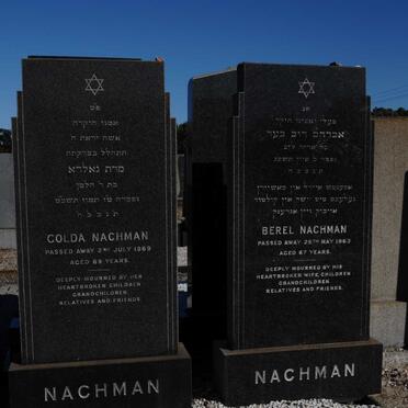 NACHMAN Berel -1963 &amp; Golda -1969