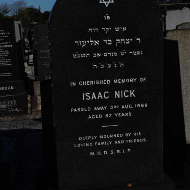 NICK Isaac -1969