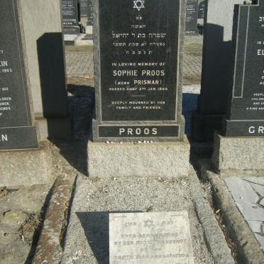 PROOS Sophie nee PRISMAN -1966