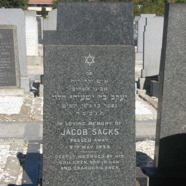 SACKS Jacob -1959