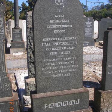 SALKINDER Rachel -1947