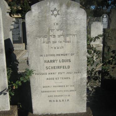 SCHEINFELD Harry Louis -1945