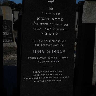 SHROCK Toba -1966