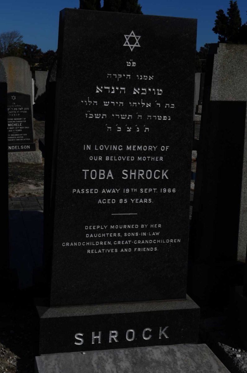 SHROCK Toba -1966