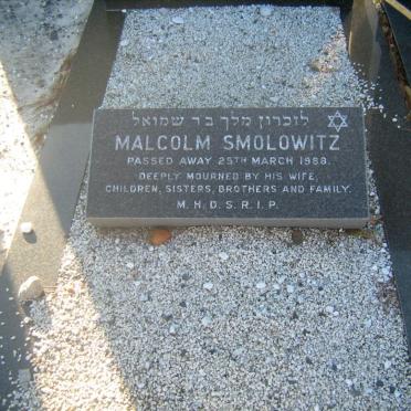 SMOLOWITZ Malcolm -1988