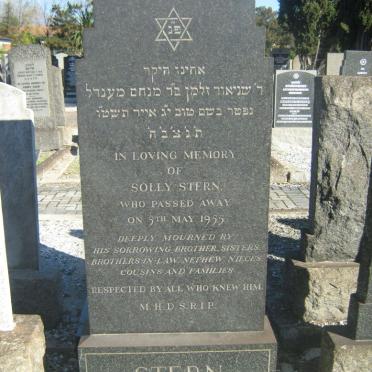 STERN Solly -1955
