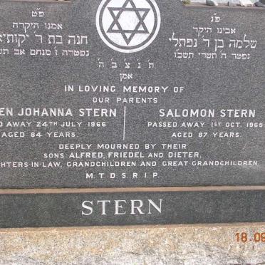 STERN Salomon -1965 &amp; Anchen Johanna -1966