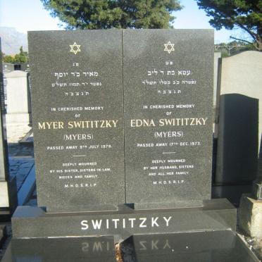 SWITITZKY Myer -1979 &amp; Edna -1973