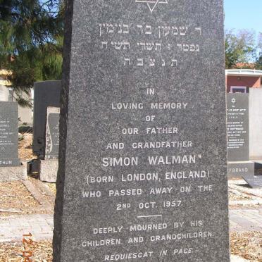 WALMAN Simon -1957