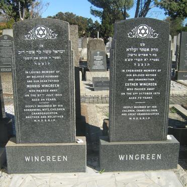 WINGREEN Morris -1955 &amp; Esther -1979