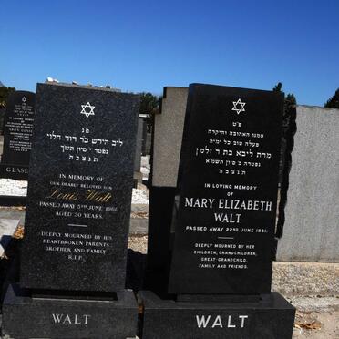 WALT Mary Elizabeth -1981 :: WALT Louis -1960