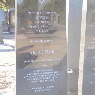 ZETLER Abe -2001