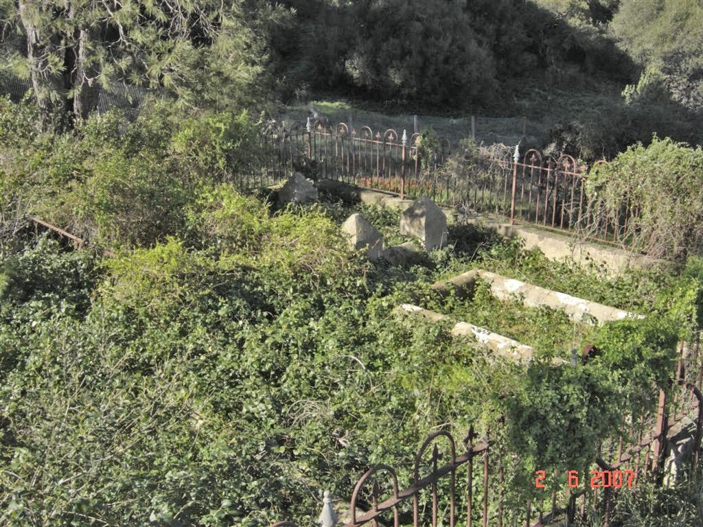 3. Overview of the graves we found about 50m from the vault inside the Tygerberg nature reserve.