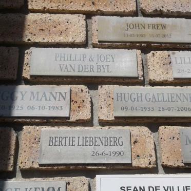 FREW John 1953-2012 :: BYL Phillip, van der & Joey :: FRANKE Lillias 1920-1992 :: MANN Peggy 1925-1983