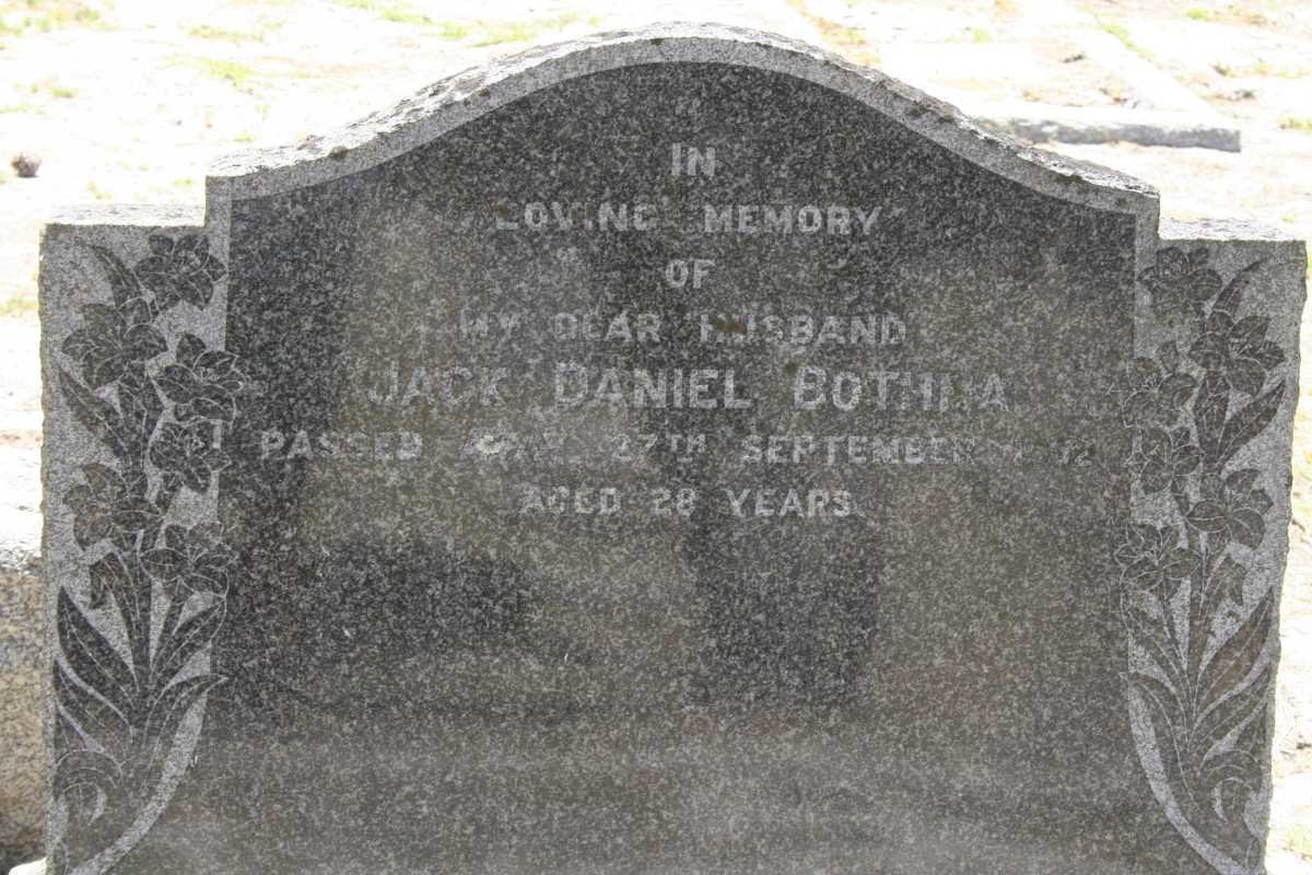 BOTHMA Jack Daniel -19?2