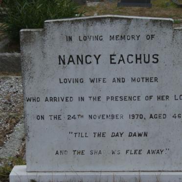 EACHUS Nancy -1970