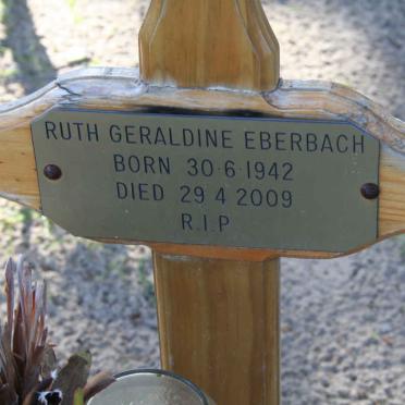 EBERBACH Ruth Geraldine 1942-2009