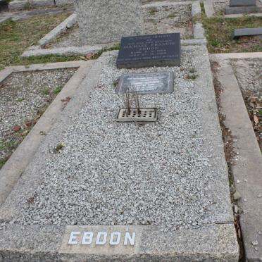 EBDON Eddie 1926-2004 :: EBDON Michael Francis 1954-1968