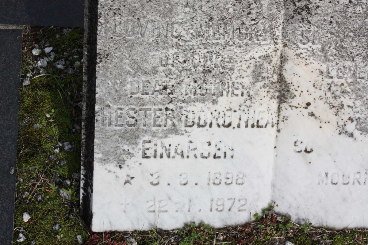 EINARSEN Hester Dorothea 1898-1972