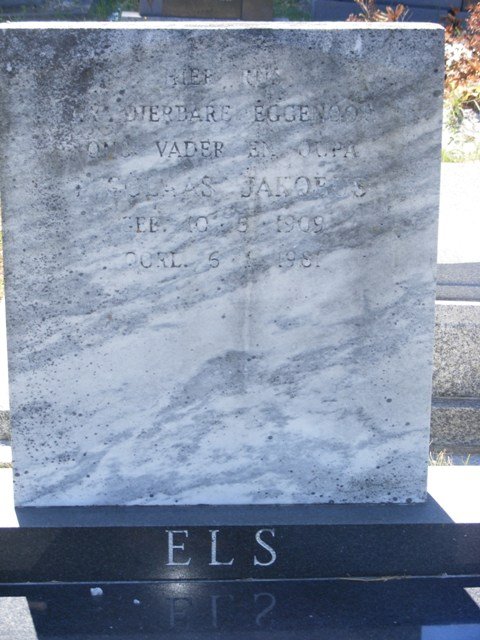 ELS Nicolaas Jakobus 1909-1981