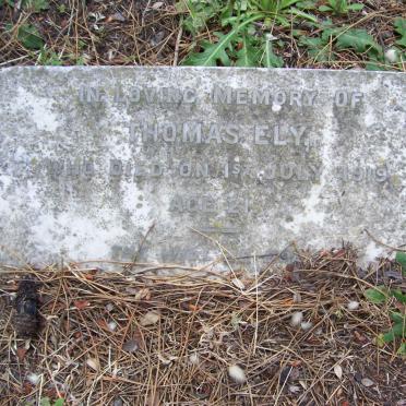 ELY Thomas -1919