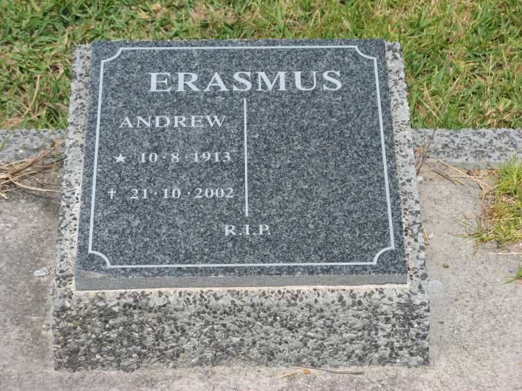 ERASMUS Andrew 1913-2002